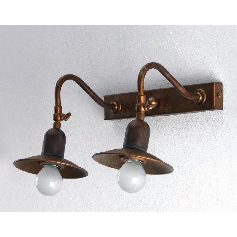 mediteran country rustikalne vintage nastenne svietidlo dvojite bronz metalovina patinovana kupelna obyvacka lampa osvetlenie balaton interierovy dizajn meridiana nastavitelna hlava.jpg